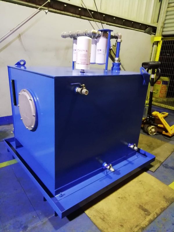 FABRICACION DE UNIDAD  FILTRACION CON BATERIA DE FILTROS SPIN ON